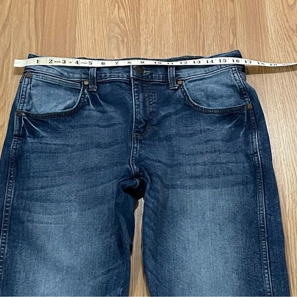 Wrangler Retro Men’s 32x30 (33x30) Slim Straight Jeans Dark Blue Denim Western - Picture 8 of 15